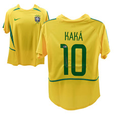 Ricardo Kaka Signed Brazil FC Home Soccer Jersey #10 with Beckett Witness picture