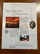 USPS Mint Commemorative Stamp Panel #787, 41₵ 2007 - Jamestown (#4136) picture