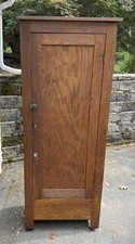 Antique Mission Oak Cabinet / Pantry Cupboard – 72” Tall W/key picture