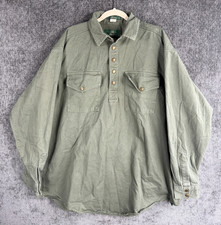 Vintage Orvis Malpai Heavy Cotton Canvas Anorak Pullover Shirt Mens XL Tall USA picture
