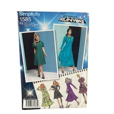 Simplicity 1585 Misses Dress Sewing Pattern Size 12-20 Project Runway UNCUT FF picture