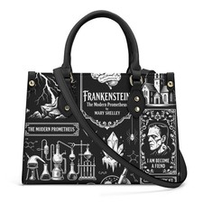 The Modern Prometheus - Bride of Frankenstein Leather HandBag picture