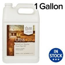 UltraCruz Pure Flax Oil Supplement for Horses and Livestock, 1 Gallon picture