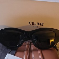 CELINE CL40308U Cat Eye Sunglasses Black Plastic Frame Black Tinted UV400 145mm picture