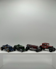HOT WHEELS Lot of 4 Hot Rods: 2ea Max Steel, Red Mo-Stash, '31 Model A Custom.14 picture