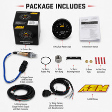 Wideband UEGO AFR Gauge Kit 30-0300 X-Series 52mm O2 Air Fuel Ratio For AEM picture