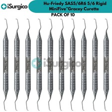 Lot of 10x Hu-Friedy SAS5/6R6 5/6 Rigid Mini Five™ Gracey Curette picture