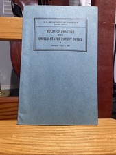1946 Vintage Book: Rules Of Practice Of The United States Patent Office picture