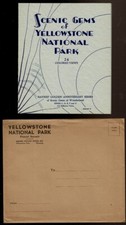 SCENIC GEMS OF YELLOWSTON NATIONAL PARK. 24 COLORED VIEWS. Haynes Pictures picture