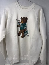VTG 1987 Michigan State Big 10 Champs Rose Bowl Bear Sweatshirt Crewneck XL picture