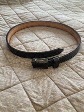Mean Gene Leather Victory Aegis Gun Belt 36 1.5” Black Ares Gear Metal Buckle picture