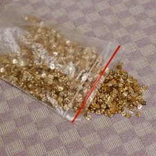 TWO PAIRS OF PURE 14k YELLOW GOLD 4mm BUTTERFLY EARRING BACKS for STUDS picture