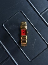*RARE* CABANE DE ZUCCA WATCH RED GLASS picture