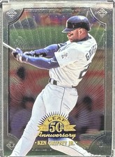 1998 Donruss Collections Leaf #299 Ken Griffey Jr Chrome /4200 Mariners HOF picture