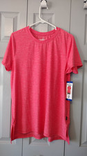 Skechers GoWalk Women's Tunic Shirt Short Sleeve – Large - Coral picture