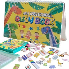 My Preschool Busy Book for 3-8 Years Kids,Preschool Learning Activities Workbook picture