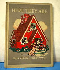 RARE 1940 Disney Here They Are Walt Disney Book Mickey Minnie Donald Pluto picture