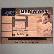 Donruss/Playoff 2005 Prime Cuts MLB Icons Babe Ruth Yankees MLB-23 Bat /50 picture