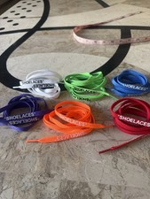 NEW “SHOELACES” one pair Flat Laces Replacement Off-White 