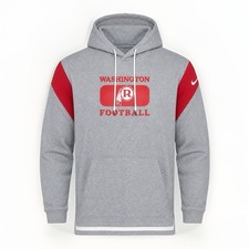 Washington Redskins Nike Pullover Hoodie Men’s XL Gray NFL Team picture