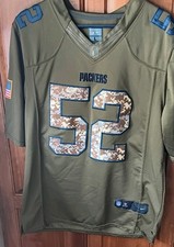 Nike Green Bay Packers Clay Matthews Salute to Service Jersey Men's Large Unworn picture