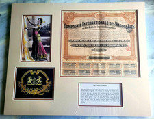 The Orient Express - Rare Prefered Share Stock Certificate 1925 picture