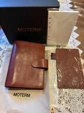 Moterm Personal Luxe 2.0 Full Grain Leather Vegetable  Tan Chestnut Brand New picture