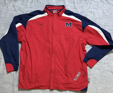 Nike Team Fit Storm Ole Miss Rebels Zip Jacket Men’s XL University Mississippi picture
