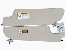 1997-1999 Ford F-150/Expedition/Navigator OEM Sun Visor Set Gray Very Nice picture