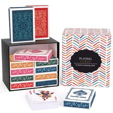 Playing Cards 12 Pack Poker Size 3.5 in X 2.5 in - Great for Game Nights picture