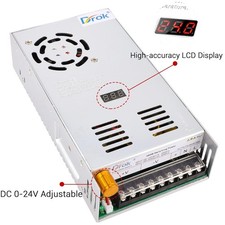 Variable 5V 12V 24V Power Adapter Regulated 20A Charger picture