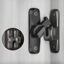 90/180 Degree Flip Door Lock Latch Zinc Alloy Sliding Barn Door Safety Bolt picture