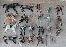 Vintage Papo Medieval, Pirate, Three Musketeers Figure Lot.  W Horses picture
