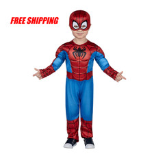 Spiderman Halloween Costume for Toddler, Size 3-4T, by Jazwares picture