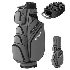 Sturdum T-Lock Golf Cart Bag, 14 Way Full Length Dividers, Rain Cover for Men picture