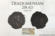 Diadumenian 218 AD NGC Ch VF • Roman Provincial Bronze • Marcianopolis picture