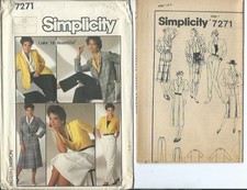 S 7271 sewing pattern Stylish JACKET BLOUSE PANTS Trendy SKIRT sew size 16 UNCUT picture