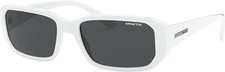ARNETTE Men's AN4265 262487 55mm Gringo Rectangular Sunglasses, White/Grey picture