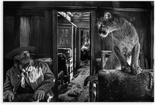 David Yarrow Photography Poster, Black White Wall Art, Poster Unframed 24x36 picture