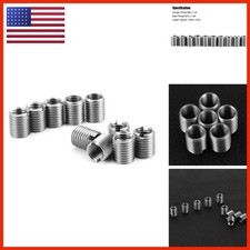 10Pcs M8x1.25 to M10x1.25 Insert Nut Stainless Steel Thread Repair Kit Adapter picture