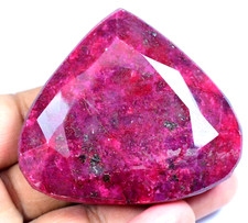 609.0 Ct Natural Huge Red Ruby Certified Pear Cut Museum Grade Loose Gemstone picture