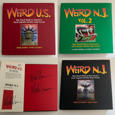 Weird NJ Vols 1 & 2 + Weird U.S. – All Signed by Authors – First Printings – HC picture