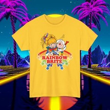 Vintage 1980s Rainbow Brite T-shirt | Unisex Retro Top with Iconic Design Tee picture