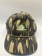 Vintage Hunter-Prell 70 Years In Business 1924-1994 Camo Snapback Hat Trucker  picture