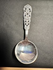 Valdres by Th. Marthinsen Norwegian .830 Silver Cream Soup Spoon picture