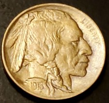 1913-D Type 1 Buffalo Nickel ----  STUNNING Type Coin  ---- Full horn BU picture
