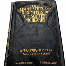 RARE, RAREClans, Septs & Regiments  Scottish Highlands Actual Check On Back1907 picture