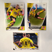 Erling Haaland Dortmund 3 Card Lot #53 #190 #37 picture