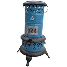 🔥👀 Perfection #1630 Kerosene Oil Heater Blue Enamel CLEAN/COMPLETE Made In USA picture