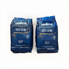 Lavazza Super Crema Whole Bean Coffee Medium Roast 1kg (2.2 lb) Pack of 2 NEW picture